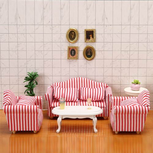 1:12 Wood Dollhouse Furniture Handmade Miniature Model Play House Toys for Girl - Picture 7 of 53