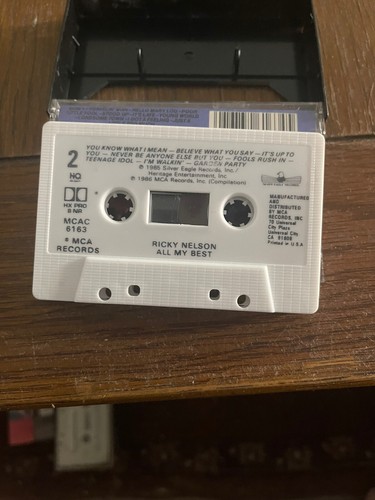ricky nelson- All My Best- cassette AA - Picture 5 of 5