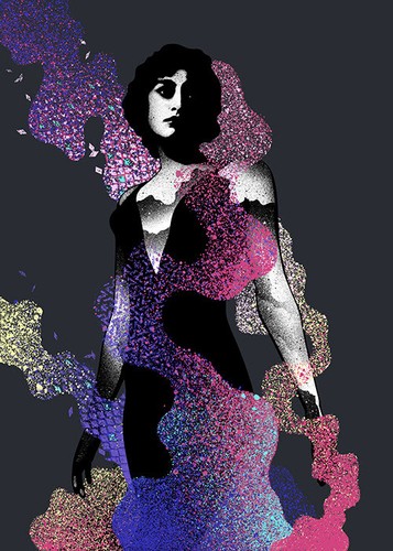 Conjuring 8 Color Screen Print by Eelus Signed & Numbered Ed 175 In Hand Mint - Bild 1 von 5