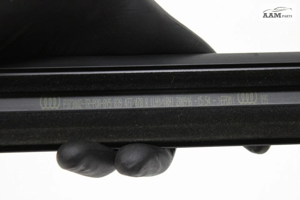 2015-20 AUDI A3 QUATTRO 8V REAR RIGHT DOOR WINDOW WEATHERSTRIP SEAL MOLDING OEM - Image 4 of 4