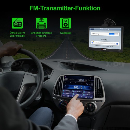 XGODY 718 7" Zoll Auto GPS Navigatorsgerät 8GB 256MB für PKW LKW DE EU Karten - Bild 4 von 13