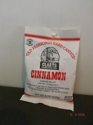 Claeys Hard Candy Cinnamon 6 oz Bag NEW