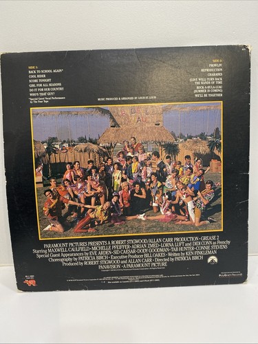 Vintage Grease 2 Original Soundtrack Album Vinyl Record LP RSO RS-1-3803 - Picture 2 of 17