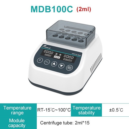 JOANLAB 2ml Lab Heating & cooling Mini Dry Bath Incubator Thermostatic Block - Picture 2 of 12