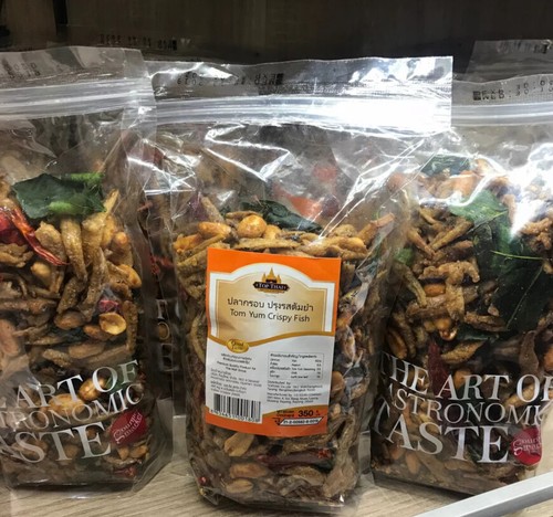 Thai Snack Organic Tom Yum Crispy Fish Good Taste Delicious & Nutritious 350 g - Picture 32 of 68
