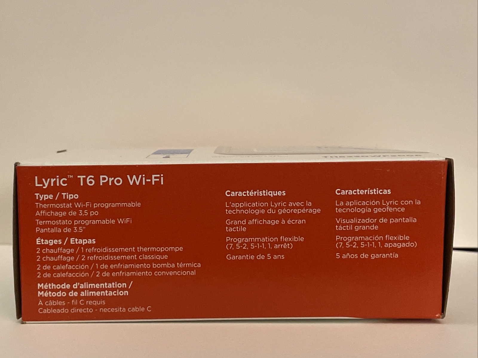 Honeywell Lyric T6 Pro WiFi Programmable Thermostat White