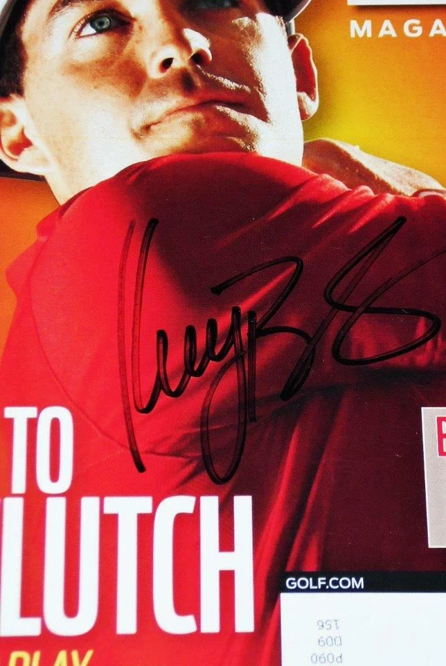 LOTE DE 2 REVISTAS FIRMADAS POR KEEGAN BRADLEY PGA CHAMPION ENVÍO EL MISMO DÍA Foto 2 de 4