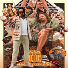 1/6 Big Lebowski Backdrop 15"x15" - For 1/6 Lebowski Figure