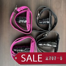 Leather Unisex Bondage Open Mouth Gag Fixation Plug Restraints Slave Flirt