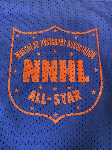 Vtg NNHL National Novice Hockey All-Star Jersey XL Muscular Dystrophy Rare USA - Picture 3 of 11