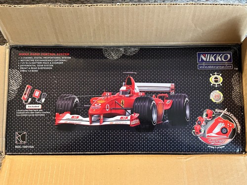 Nikko 1/10 Scale Ferrari F2003-GA F-1 Race Car, New in Box - Picture 1 of 20