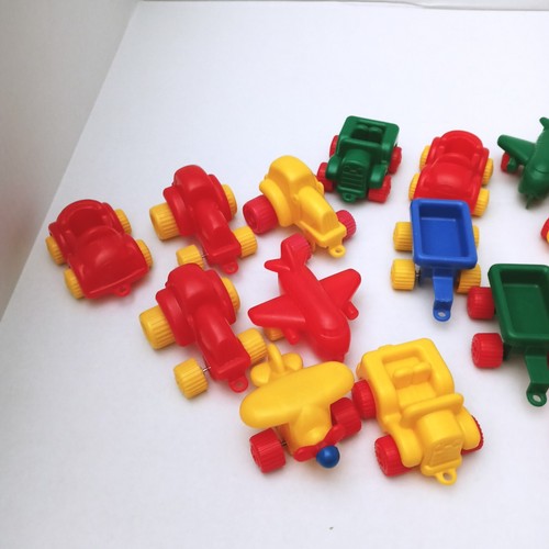 Vintage Viking Sweden Plastic Vehicles Truck Plane Car Tractor Trailer Lot Of 21 - Picture 2 of 11