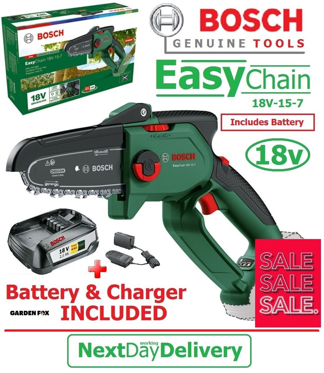 new BOSCH EasyChain 18V 15 7 Cordless HandyCHAINSAW 06008B8970 4059952640549 ZTC eBay