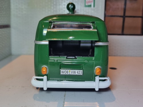 VW Volkswagen 1962 Police T1 Type 2 Polizei 1:24 Scale Diecast Model Van Bus - Picture 6 of 9