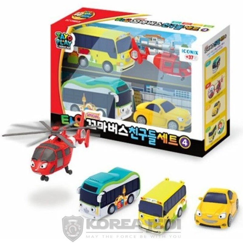 Tayo The Little Bus - Special No.4 Mini Bus 4 Pcs Set Air