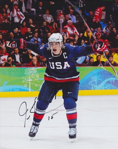 Jamie Langenbrunner Signed - Autographed Team USA 8x10 inch Photo - Picture 1 of 2