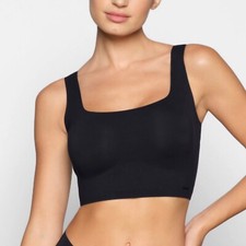 Skims scoop longline bralette Size 2X Black