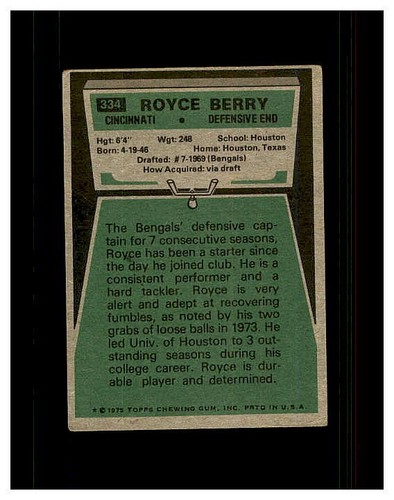 1975 TOPPS FOOTBALL #301-525 YOU PICK SEE PHOTOS OF EVERY CARD STARS & RC,S NEW - Picture 35 of 315