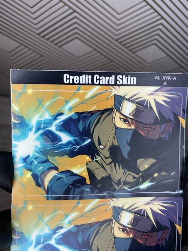 Naruto Shippuden Kakashi Hatake Tarjeta de Crédito Pegatina Inteligente Recubrimiento Pequeño Chip Débito - Imagen 4 de 4