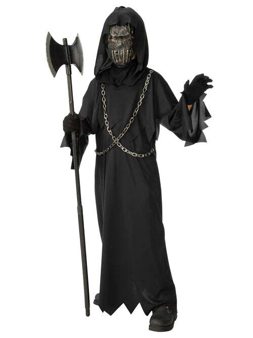 Horror Robe Costume with Chains Kids Nazgul Horror Robe Costume with Chains Kids Nazgul