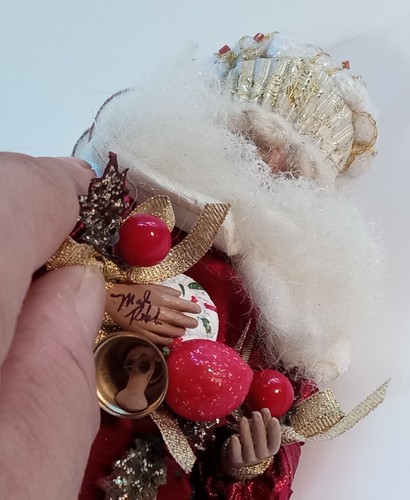 Mark Roberts Signed English Muffin Fairy Cupcake Peppermint Cherry 9.5" Tall - Picture 3 of 12