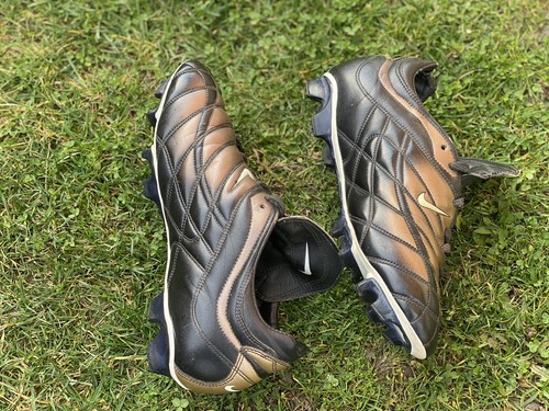 2001 Nike AIR Zoom 90 FG Football Boots Size UK 8.5 - Picture 7 of 9