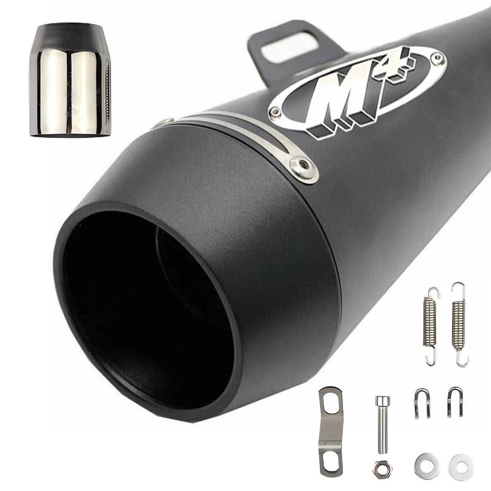 Tubo silenciador de escape para motocicleta M4 DB Killer escape deslizable para Suzuki Yamaha Foto 3 de 4