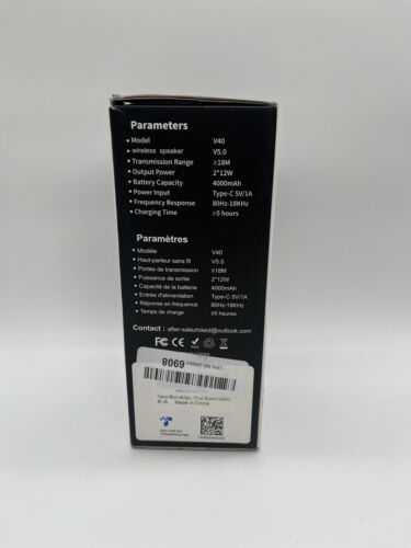 Vanzon V40 Bluetooth Speakers - 24H Playtime, TWS & IPX7 Waterproof - Picture 9 of 9
