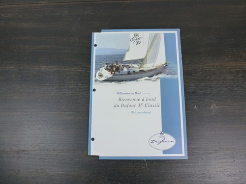 Dufour 35 Classic original factory sailboat brochure