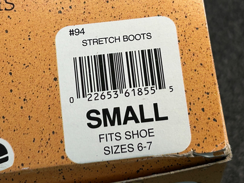 NEW Totes Rubber Stretch Boots Lightweight Black Size Small Fits Shoe Size 6-7 - Picture 10 of 11