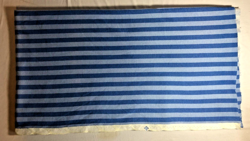 Blautöne gestreift Baumwolle Flanell Stoff Material - 1-1/2 Yards x 59" - Bild 2 von 4