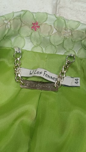 W les femmes by Babylon trench donna verde morbido taglia 44, S - Foto 6 di 20