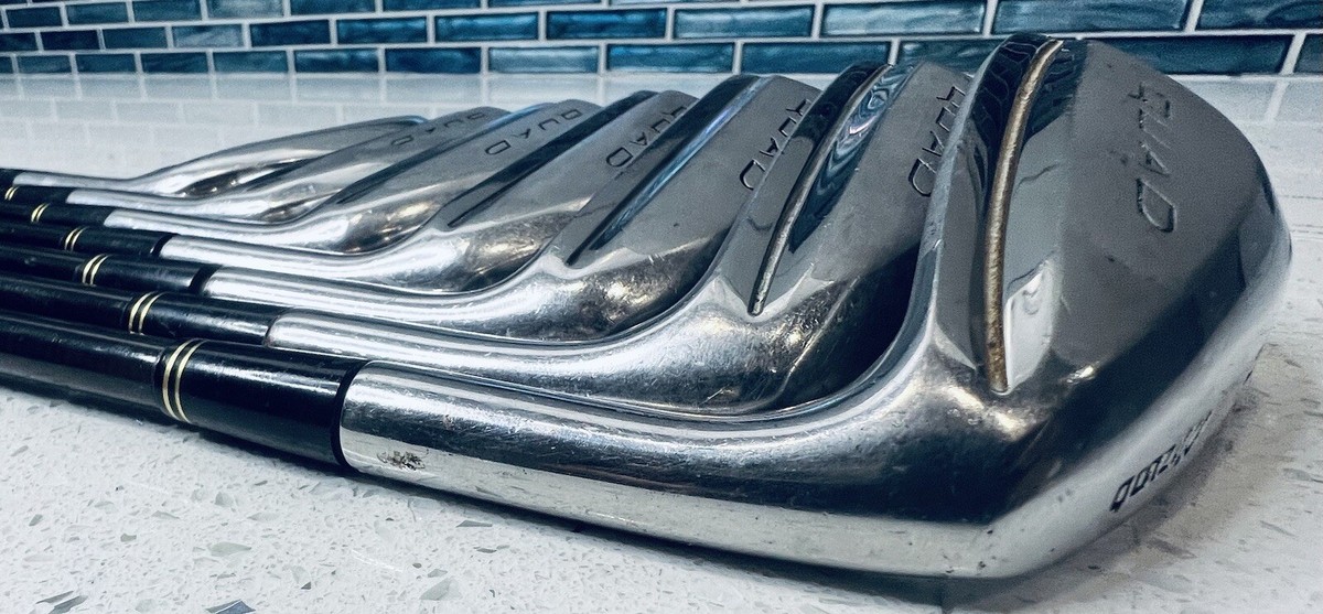 Mizuno Quad Iron Set 3,5,6,7,8,9 & PW Techno Graphite Shafts Mizuno Quad Iron Set 3,5,6,7,8,9 & PW Techno Graphite Shafts