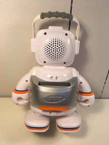 Playskool Alphie Talking Learning Electronic Robot Toy Plus One Cartridge Letter - Picture 4 of 5