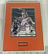 Boris Diaw Signed Photo with Metal Frame