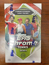 2024 Topps Chrome Tennis Factory Sealed Hobby Box