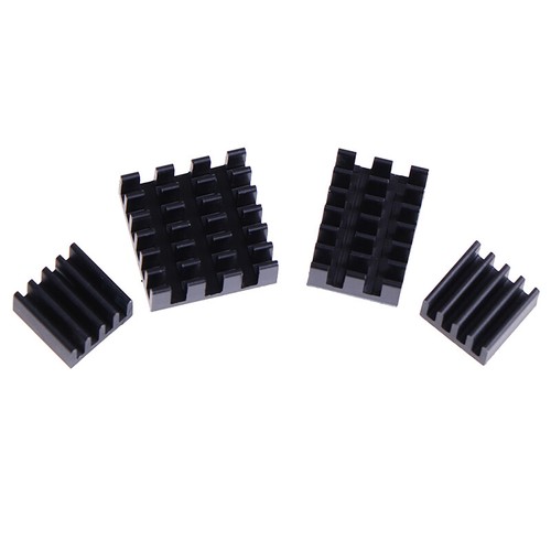 4Pcs For Raspberry Pi 4B Aluminum Heatsink Radiator Cooler Kit for Raspberry JEO