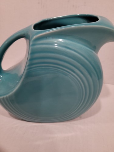 VINTAGE TURQUOISE FIESTA WATER JUG / PITCHER - FIESTAWARE - Picture 8 of 8