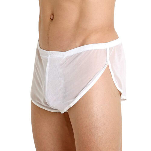 Para hombres Ropa Interior Sexy Calzoncillos Boxer Malla Calzoncillos Transpirables Para hombres Malla Pantalones Cortos - Imagen 31 de 33