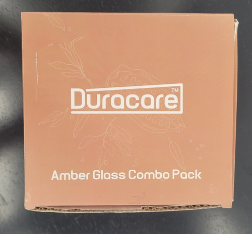 Duracare Amber Glass Bottles Combo Set for Essential Oils, Cleaning & Aromathera - Picture 11 of 16