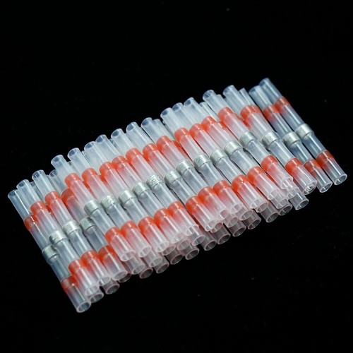 700/100x Waterproof Solder Seal Heat Shrink Sleeve Wire Butt Terminal Connectors - Picture 3 of 14