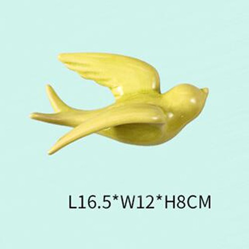 1 Stck. Fliegende Wand Vögel Hängen Moderner Stil Ornament Schwalbe Keramik 6 Farben - Bild 5 von 21