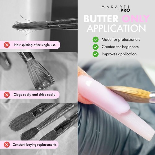 Professional Kolinsky Crimped Acrylic Nail Brush - Perfect for All Skill Levels - Picture 6 of 8