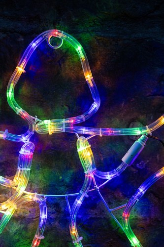 Weihnachtsengel Lichtschlauch LED Festliche Dekoration Xmas Außen Wohndeko Fenster - Bild 5 von 24