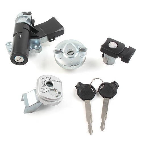 For Honda Lead NHX 110 2008-2012 Ignition Key Barrel Switch With Seat Lock Set - Picture 2 of 13