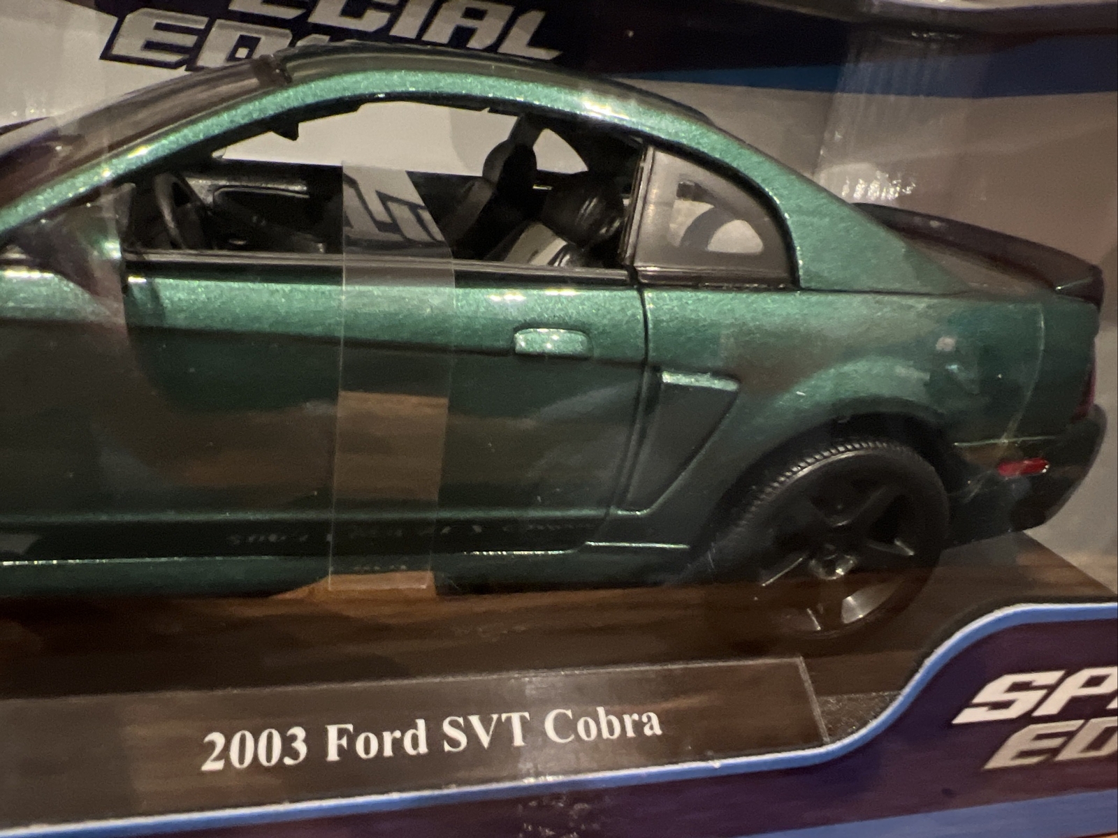 2003 Ford Mustang SVT Cobra Green 1/18 Scale Maisto exclusive Style - New Sam’s - Picture 3 of 8