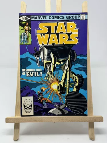 Star Wars #51 Comic Book (1981 Marvel) Walt Simonson Marvel Luke Skywalker