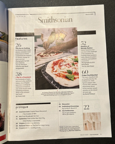 Smithsonian Magazine March 2021 Polar Bears On The Edge Navajo Nation Physicians - Picture 2 of 2