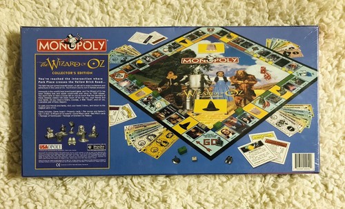 NIB Sealed MONOPOLY The Wizard of Oz Collector's Edition Vintage 1998 Board Game - Picture 2 of 5