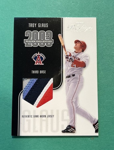 2003 Playoff Prestige Troy Glaus Player Collection 5 Color Patch /325 NRMT